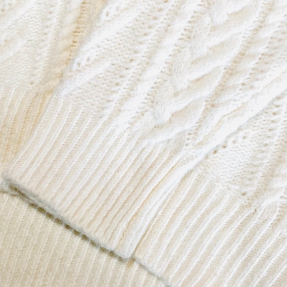 Alpaca Chunky Oversized Sweater Braided Knit Wool - Picture 11 of 14